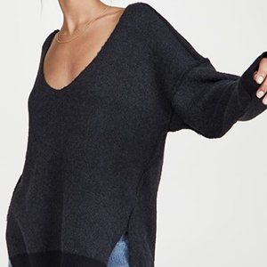Free People Sweater Weather V Neck Sweater